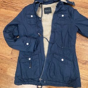 Navy Blue Hunter Style Coat